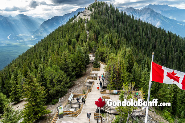 Banff Gondola Sulphur Mountain Boardwalk