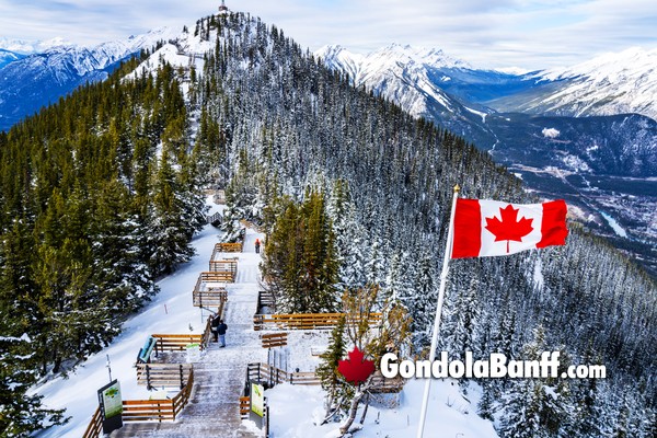 Nightrise Winter Banff Gondola Ride