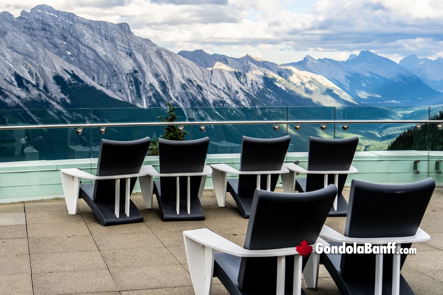 Banff Gondola Patio Views