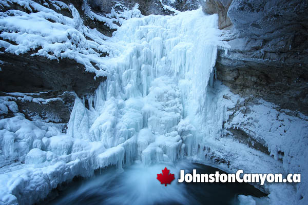 Johnston Canyon in Winter